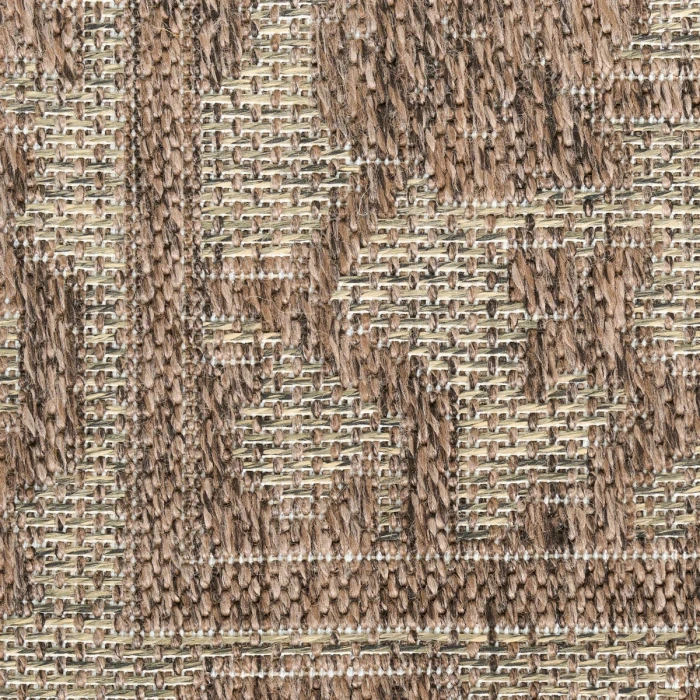 Nourison Tulum Brown TLM05 5 ft. 3 in. X 7 ft. Rect. Rug