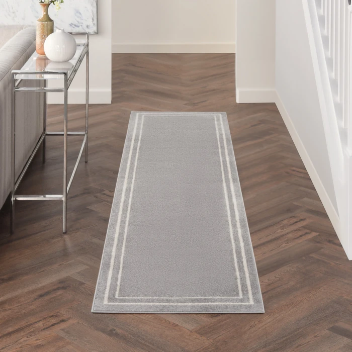 Nourison Nourison Essentials Area Rug NRE02 Grey/Ivory