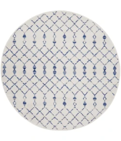 Nourison Home Whimsicle WHS02 Ivory 5 ft. Round Area Rug