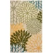 Nourison Home Aloha ALH05 Green Multicolor 5 ft. 3 in. X 7 ft. 5 in. Area Rug