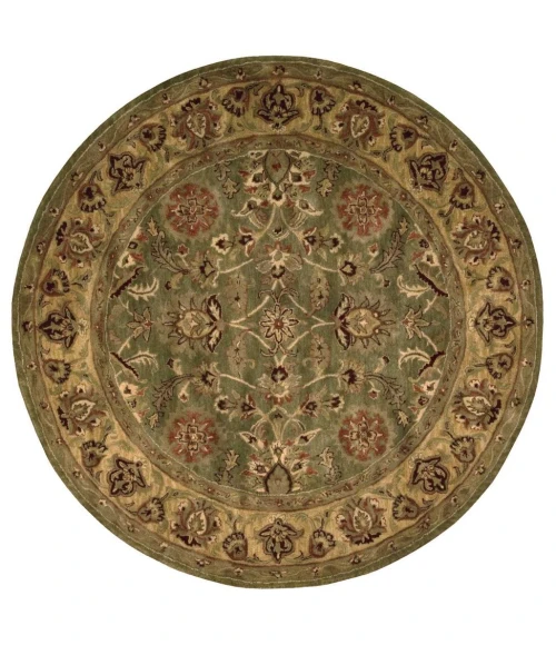 Nourison Jaipur Round Area Rug JA12-Green