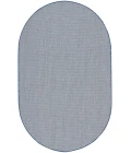 Nourison Courtyard Ivory Blue COU01 5 ft. X 8 ft. Oval Rug