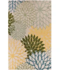 Nourison Aloha Green Multicolor ALH05 7 ft. 10 in. X 10 ft. 6 in. Rectangle Rug