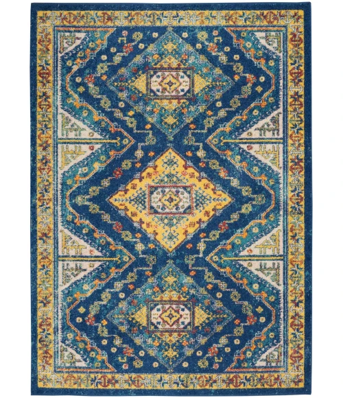Nourison Allur Area Rug ALR02-Navy Multicolor