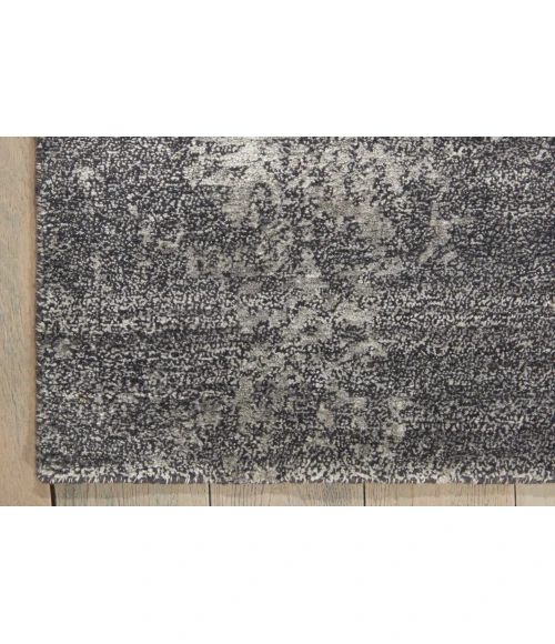 Nourison Silk Shadows Graphite SHA14 10 ft. X 14 ft. Rect. Rug