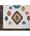 Nourison South Western White NAV07 2ft.2in. x 7ft.9in. Rect. Rug