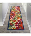 Nourison Aloha Runner Area Rug ALH20-Red/Multi