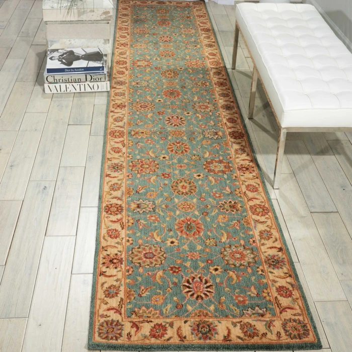 Nourison Living Treasures Runner Area Rug LI05-Aqua