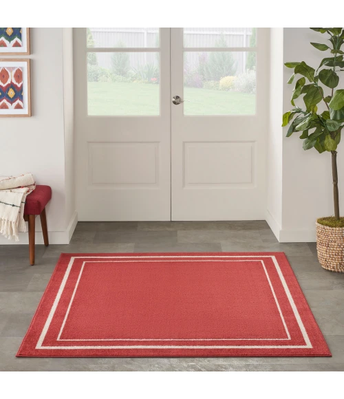 Nourison Nourison Essentials Area Rug NRE02 Brick/Ivory