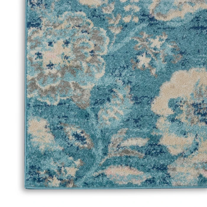 Nourison Tranquil Area Rug TRA02-Turquoise