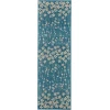 Nourison Home Tranquil TRA04 Turquoise 2 ft. 3 in. X 7 ft. 3 in. Area Rug
