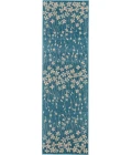 Nourison Tranquil Runner Area Rug TRA04-Turquoise