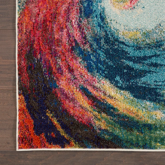 Nourison Celestial Area Rug CES07 Wave 6'7" x 9'7"
