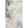 Nourison Home Astra Machine Washable ASW14 Silver Blue 4 ft. X 6 ft. Area Rug