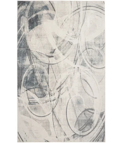 Nourison Home Astra Machine Washable ASW14 Silver Blue 4 ft. X 6 ft. Area Rug
