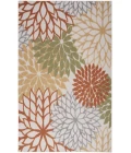 Nourison Aloha Ivory Multicolor ALH05 5 ft. 3 in. X 7 ft. 5 in. Rectangle Rug