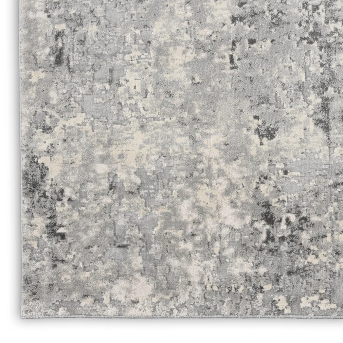 Nourison Rustic Textures Runner Area Rug RUS07-Grey/Beige