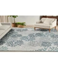 Nourison Garden Oasis Blue GOA05 8 ft. X 10 ft. Rectangle Rug