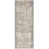 Calvin Klein CK950 Rush CK950 Ivory Grey 2 ft. 3 in. X 7 ft. 3 in. Area Rug