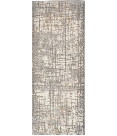 Calvin Klein Rush Area Rug CK950 Ivory/Grey
