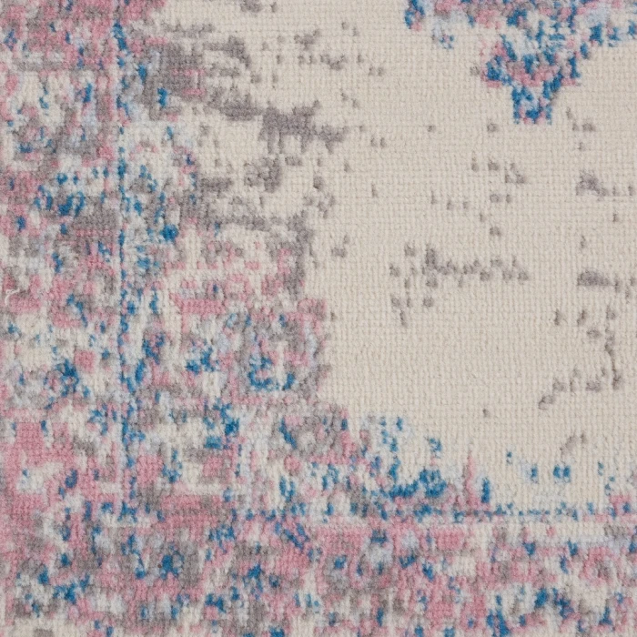 Nourison Grafix Runner Area Rug GRF14-Ivory/Pink