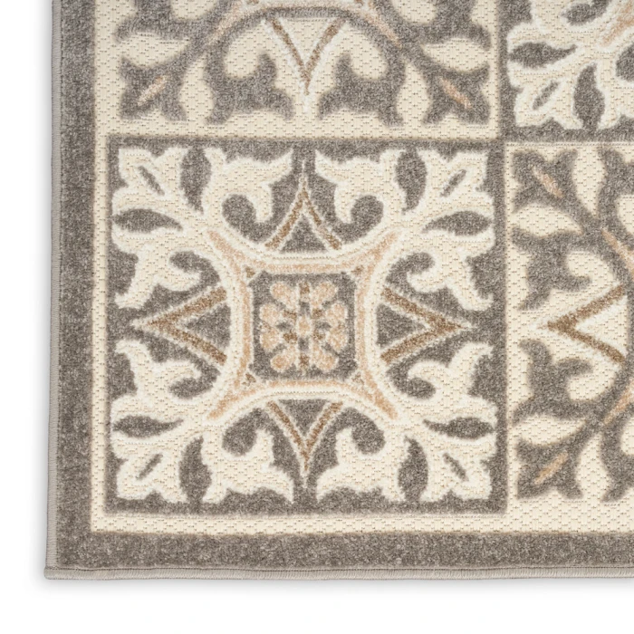 Nourison Aloha Area Rug ALH34 Ivory Grey