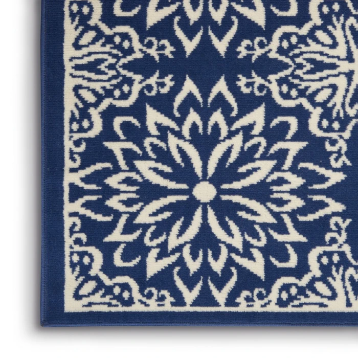 Nourison Jubilant Area Rug JUB06-Navy/Ivory