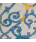 Nourison Aloha Area Rug ALH21 Ivory Blue 12' x 15'