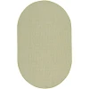 Nourison Home Courtyard COU01 Ivory Green 5 ft. X 8 ft. Oval Area Rug