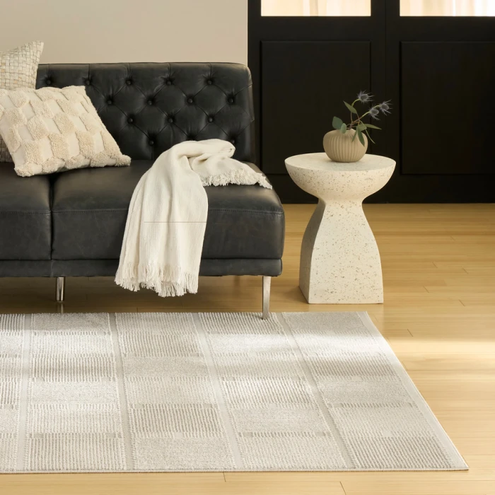 Nourison Home Nordic Ivory Beige NRC09 5 ft. X 7 ft. Rectangle Rug