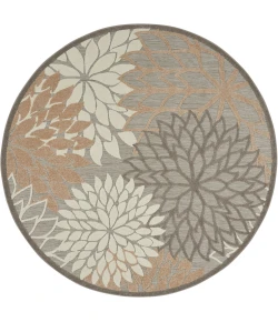 Nourison Home Aloha ALH05 Natural 10 ft. Round Area Rug