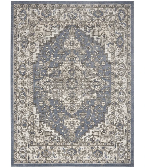 Nourison Quarry Blue QUA05 8 ft. X 10 ft. Rect. Rug