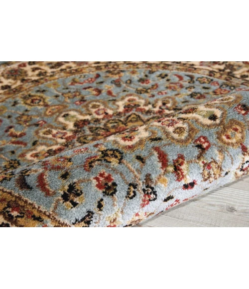 Nourison Delano Blue DEL04 3ft.4in. x Round Rug