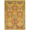 Nourison Home Allur ALR03 Yellow Multicolor 4 ft. X 6 ft. Area Rug