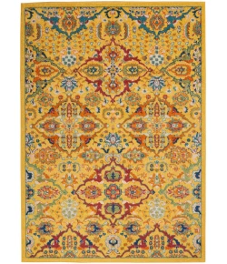 Nourison Home Allur ALR03 Yellow Multicolor 4 ft. X 6 ft. Area Rug