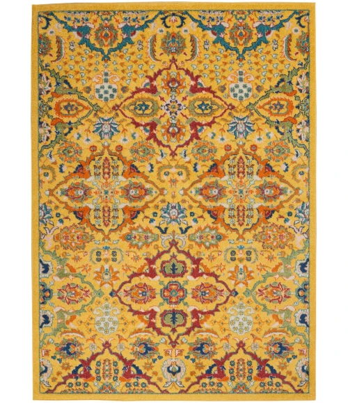 Nourison Allur Area Rug ALR03-Yellow Multicolor