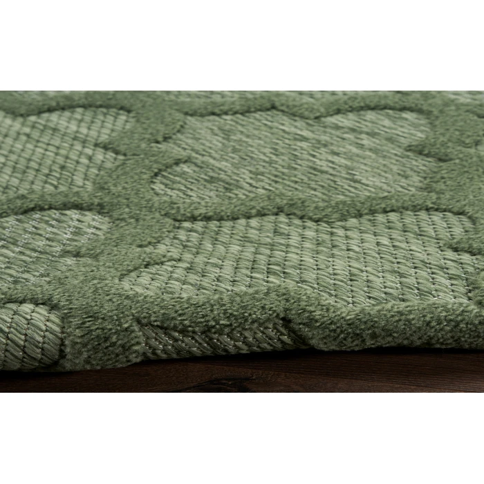 Nourison Easy Care Green NES01 5 ft. X 7 ft. Rectangle Rug