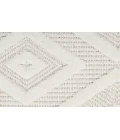 Nourison Versatile Ivory White NRV01 2 ft. 2 in. X 16 ft. Rectangle Rug