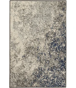Nourison Home Passion PSN10 Charcoal Ivory 1 ft. 10 in. X 2 ft. 10 in. Area Rug