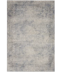 Nourison Home Rustic Textures RUS09 Ivory Light Blue 6 ft. X 9 ft. Area Rug