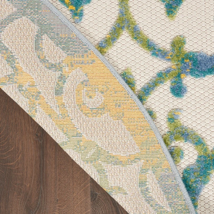Nourison Aloha Area Rug ALH21-Ivory Blue