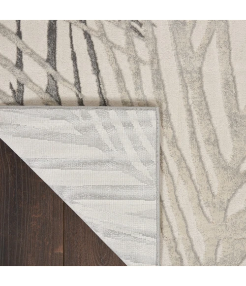 Nourison Rustic Textures Area Rug RUS17-Ivory/Grey