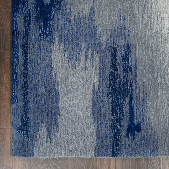 Nourison Symmetry Area Rug SMM10-Grey/Blue