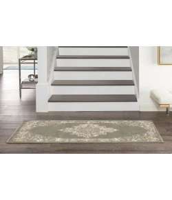 Nourison Home Grafix GRF14 Olive 2 ft. X 4 ft. Area Rug