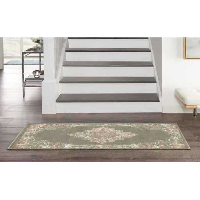 Nourison Grafix Olive GRF14 2 ft. X 4 ft. Rectangle Rug
