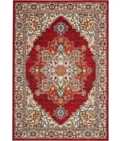 Nourison Home Majestic MST05 Red 5 ft. 6 in. X 8 ft. Area Rug