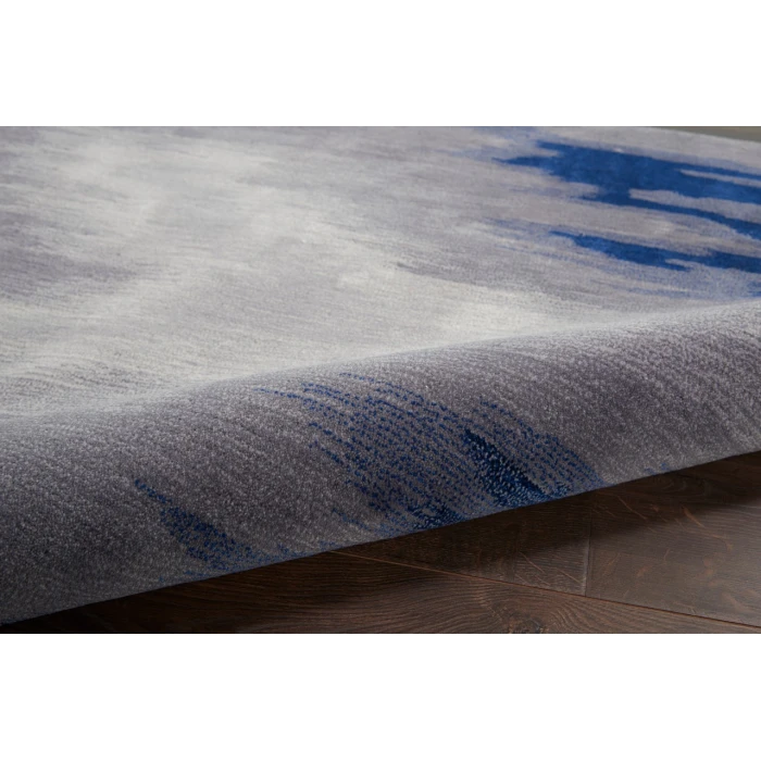 Nourison Symmetry Area Rug SMM10-Grey/Blue