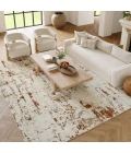 Nourison Quarry Ivory Rust QUA01 12ft. x 15ft. Rect. Rug
