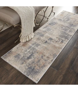Nourison Home Rustic Textures RUS05 Beige Grey 2 ft. 2 in. X 7 ft. 6 in. Area Rug