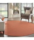 Nourison Positano Round Area Rug POS01-Terracotta